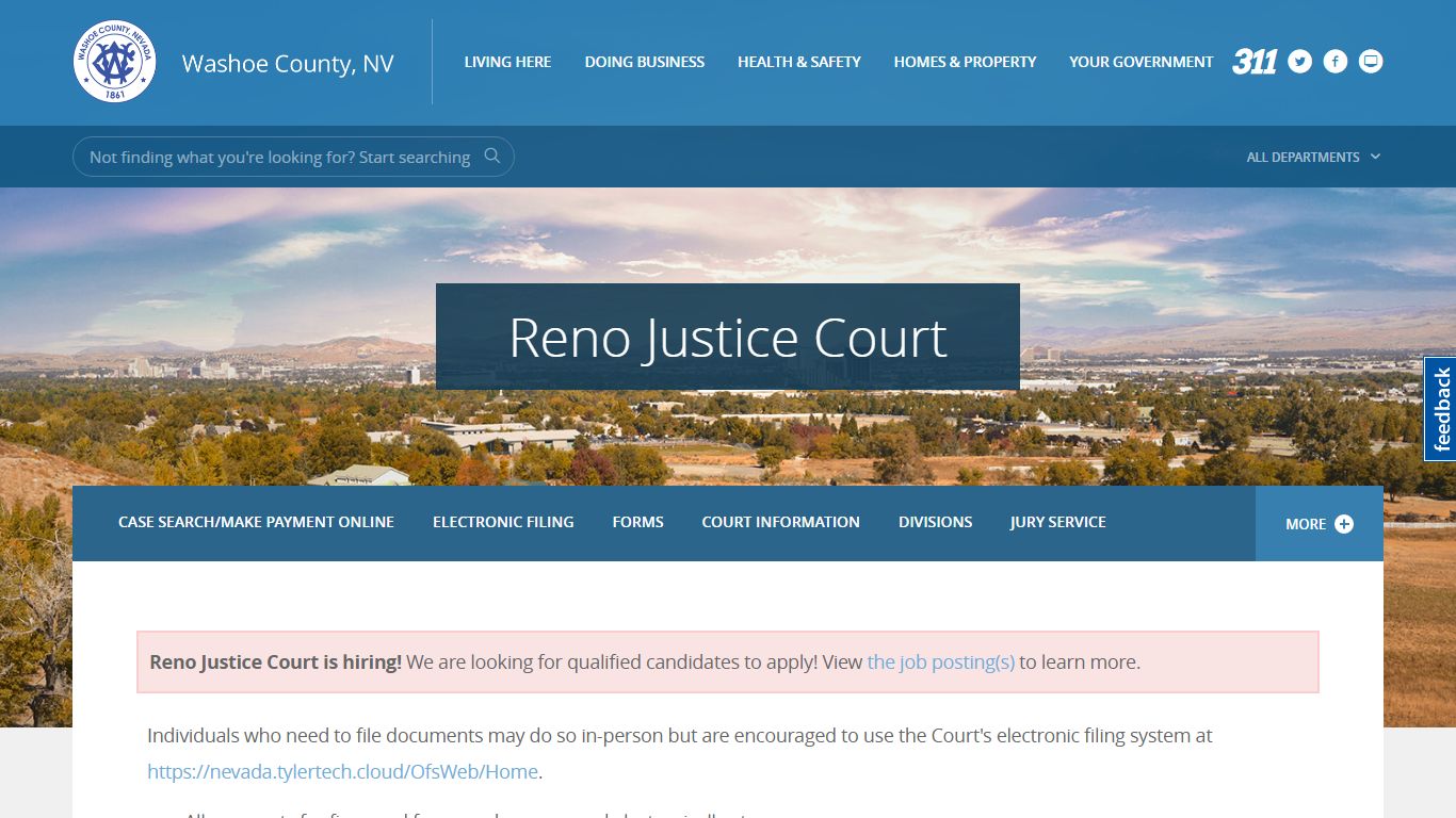 Reno Justice Court - Washoe County, NV